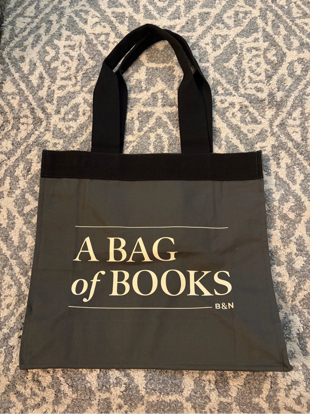 Barnes & Noble Black 'A BAG of BOOKS' Tote